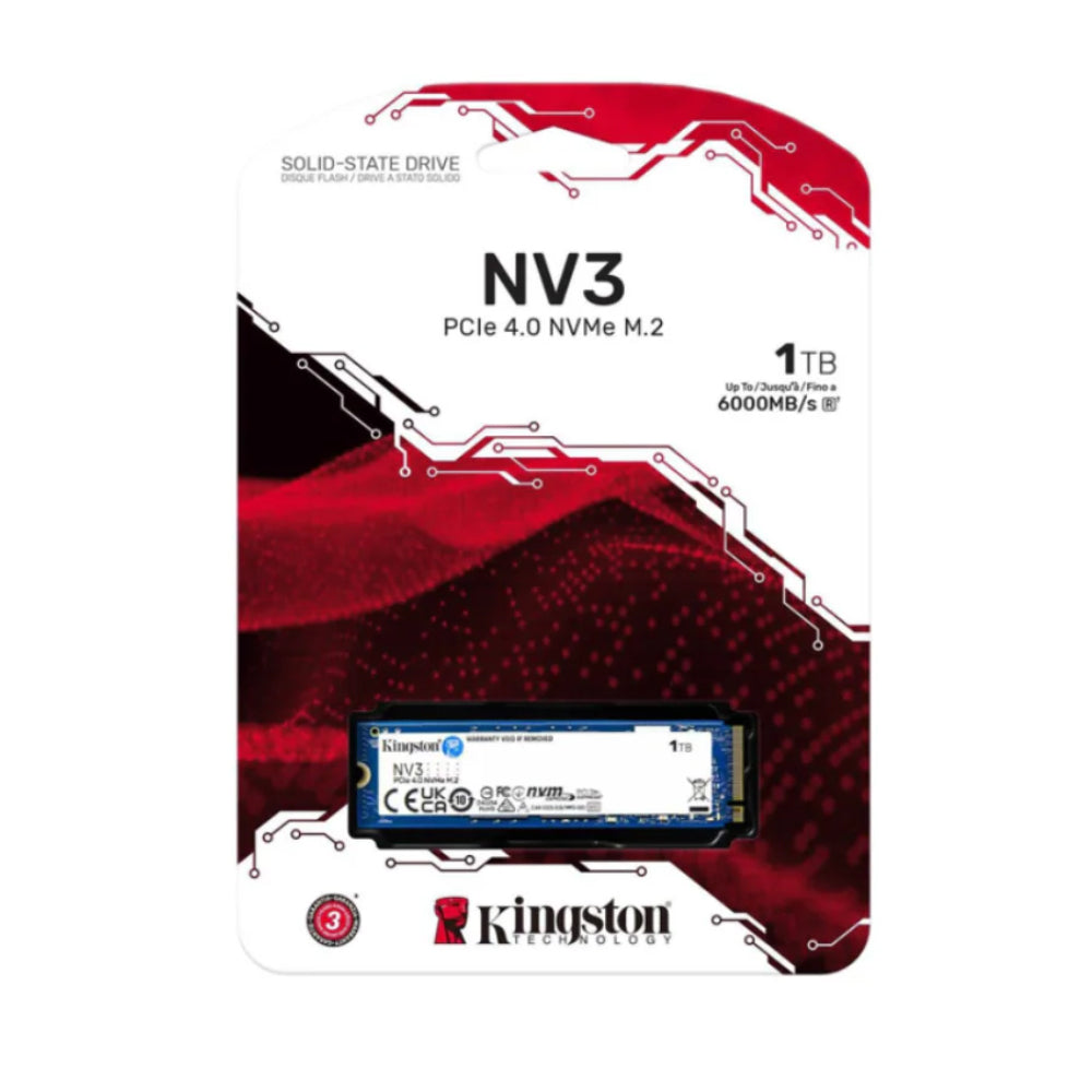 هارد درايف M.2 SSD كينجستون 1 تيرابايت NV3 NVMe PCIe