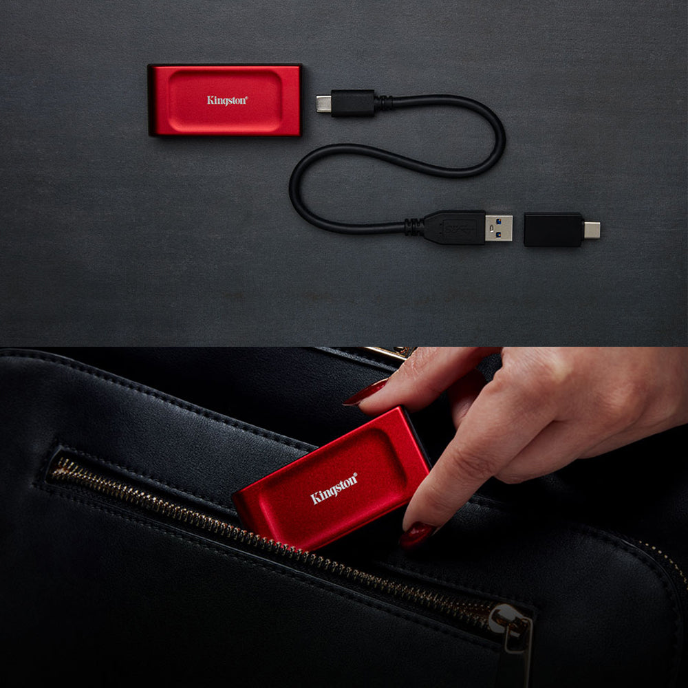 هارد درايف SSD خارجي متنقل كينجستون 2 تيرابايت XS1000 