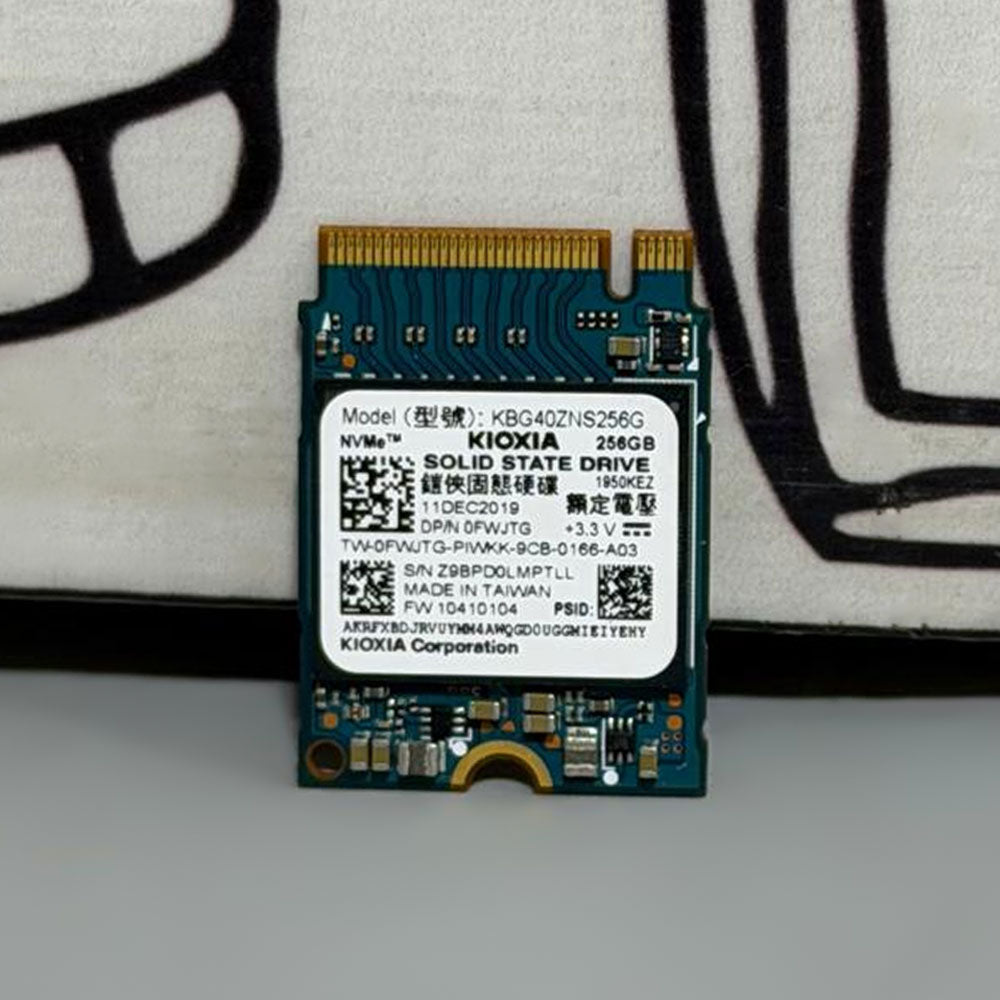 هارد درايف كيوكسيا 256 جيجابايت KBG40ZNS NVMe PCIe M.2 2230 SSD (استعمال خارج)