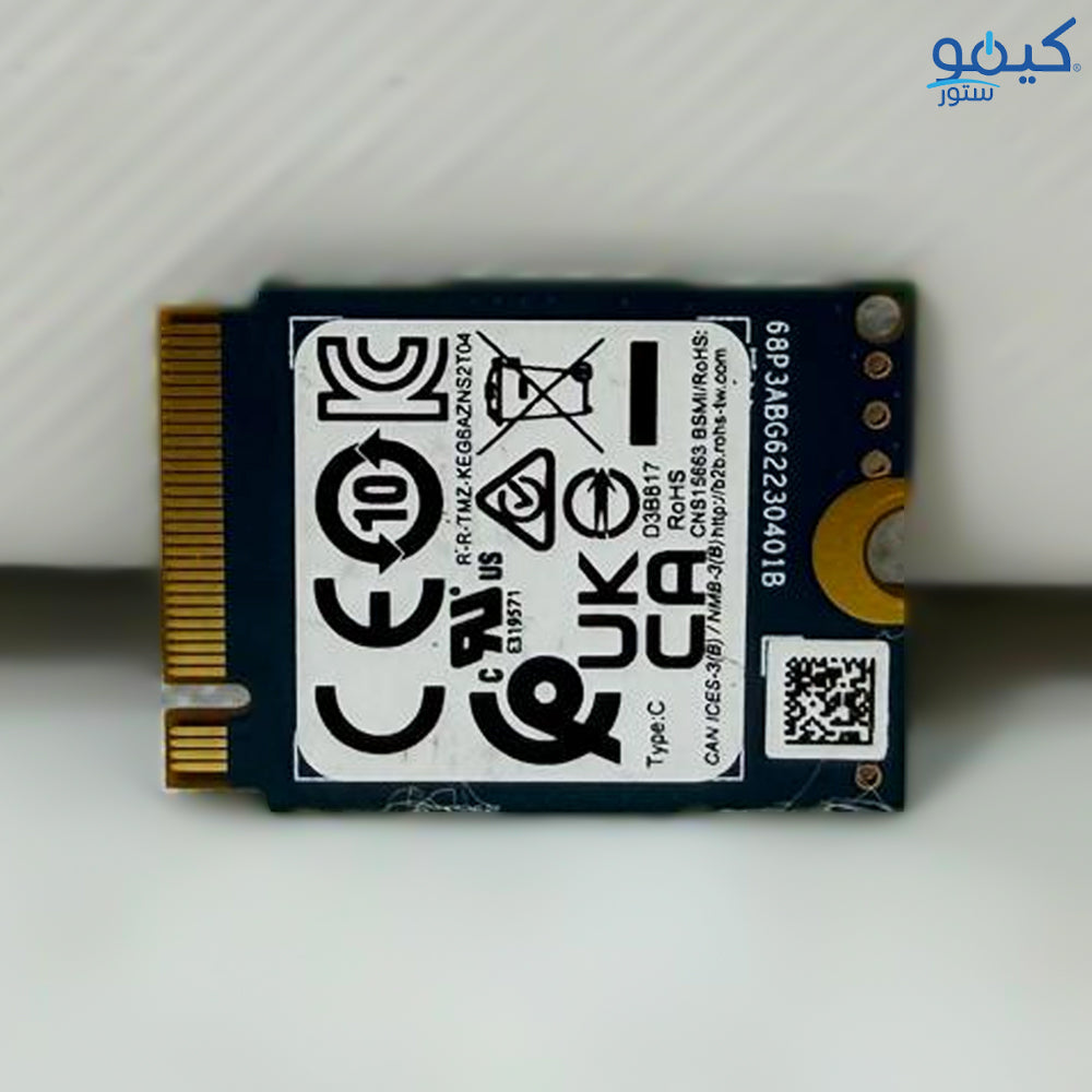 Kioxia KBG50ZNS512G 512GB NVMe PCIe Gen4 x4 M.2 2230 SSD (Original Used)