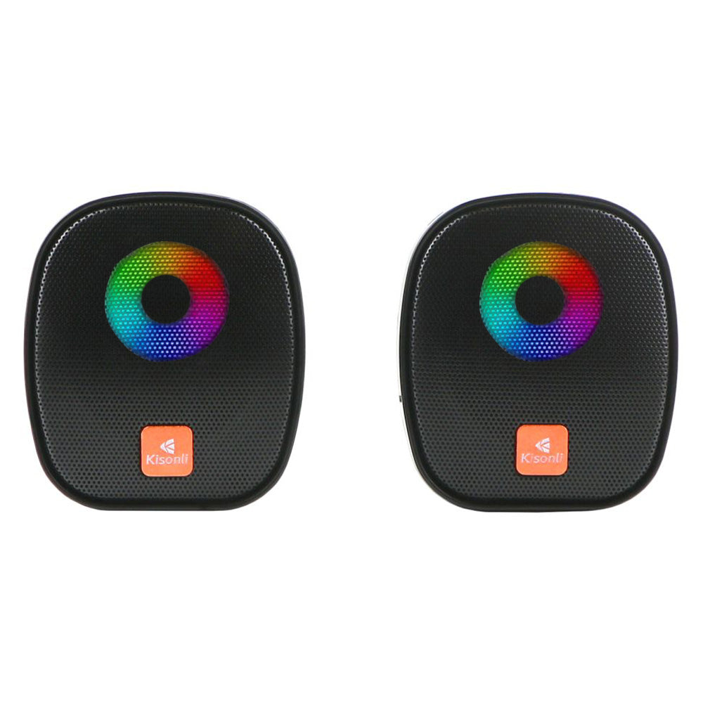 Kisonli X11 RGB Speaker 2.0 - Black