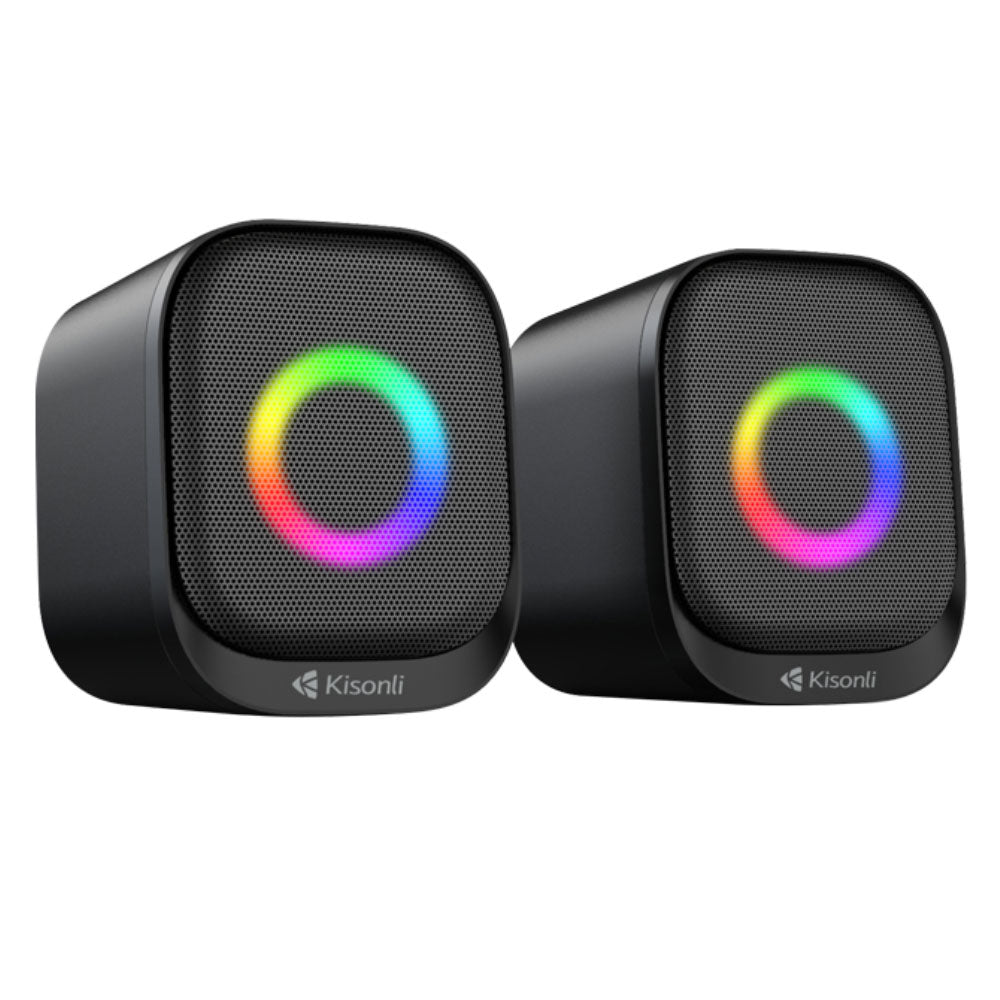 Kisonli X29 RGB Speaker 2.0 - Black