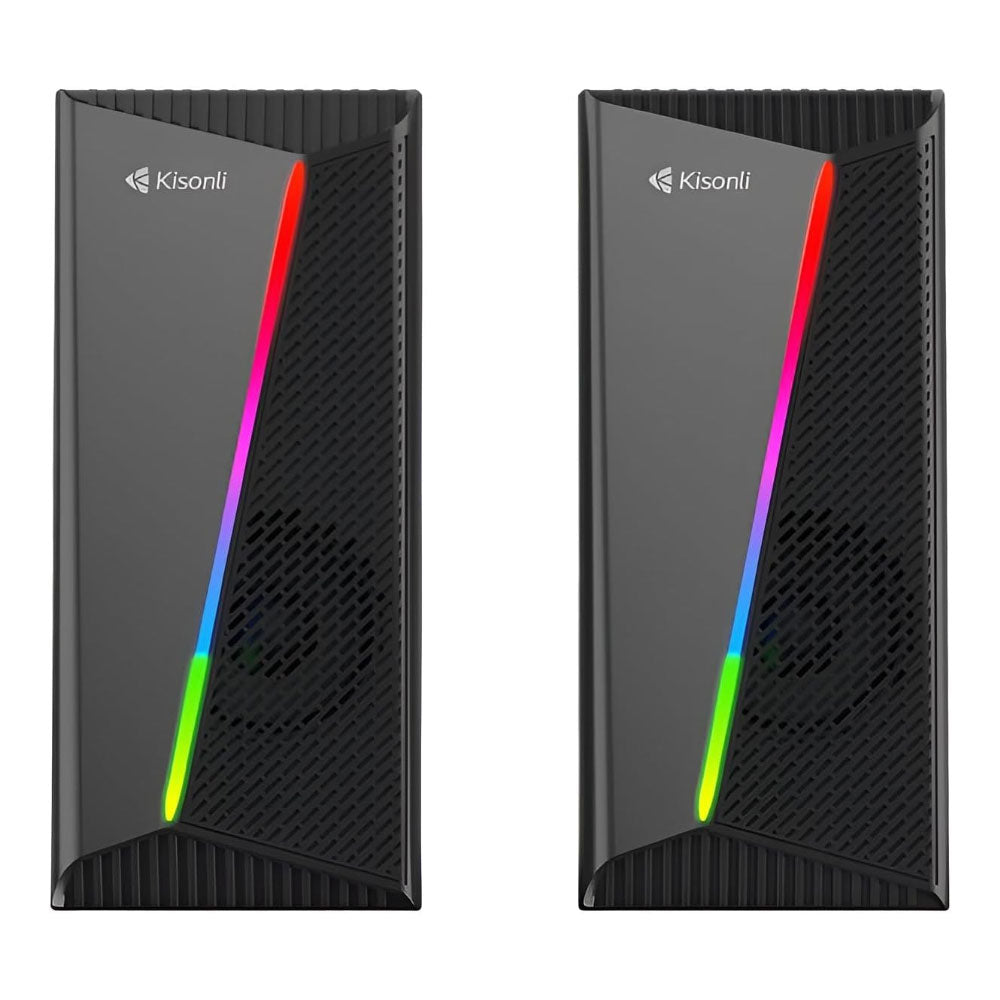 Kisonli X30 RGB Speaker 2.0 - Black