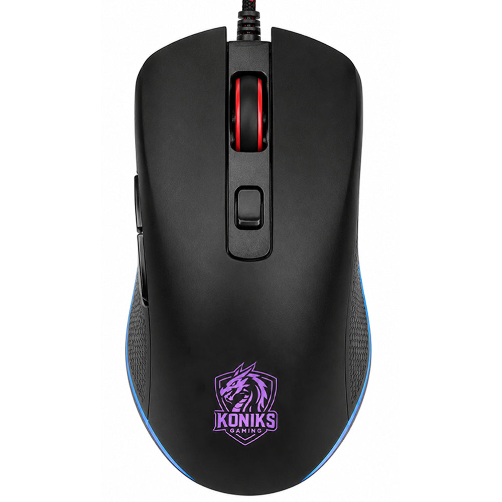 Koniks GM360 Wired RGB Gaming Mouse 7200Dpi