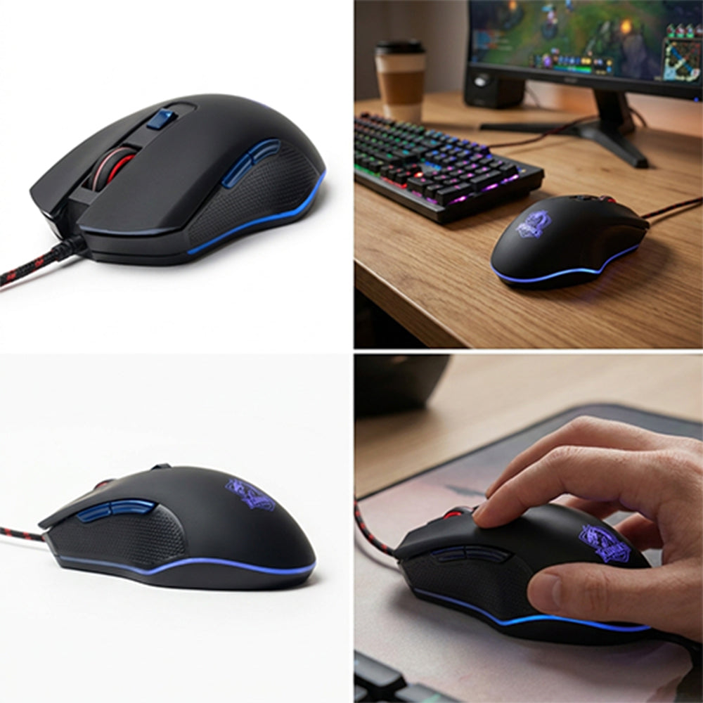 ماوس  كونيكس سلكي RGB جيمنج 7200 نقطة في البوصة GM360