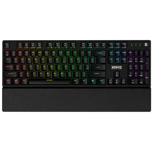 كيبورد كونيكس سلكي RGB جيمنج سويتش أزرق إنجليزي وعربي GMK-249