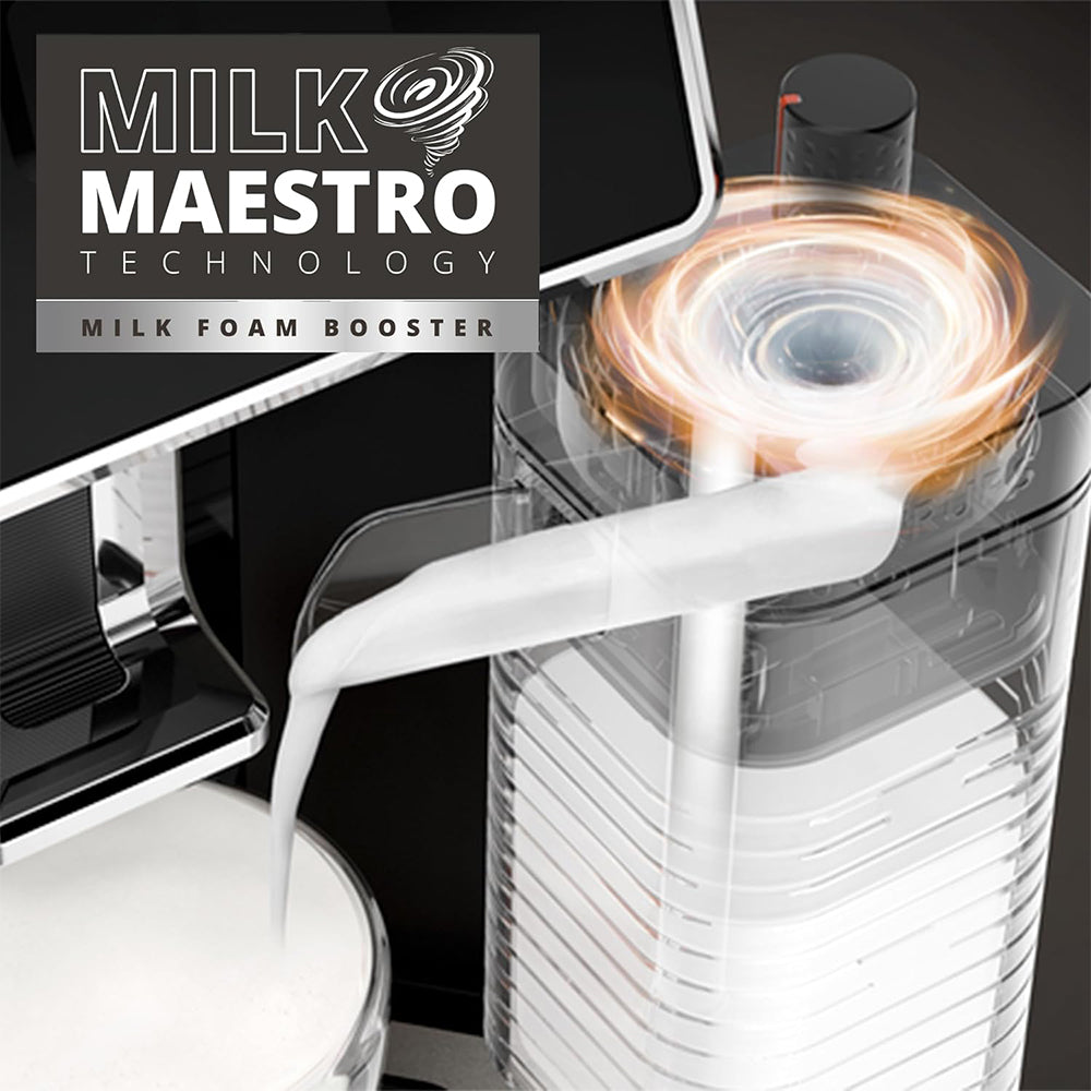 ماكينة قهوة الإسبريسو كروبس اوتوماتيك 1450 وات EA912B10 Sensation Milk - أسود