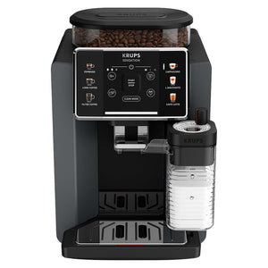 ماكينة قهوة الإسبريسو كروبس اوتوماتيك 1450 وات EA912B10 Sensation Milk - أسود