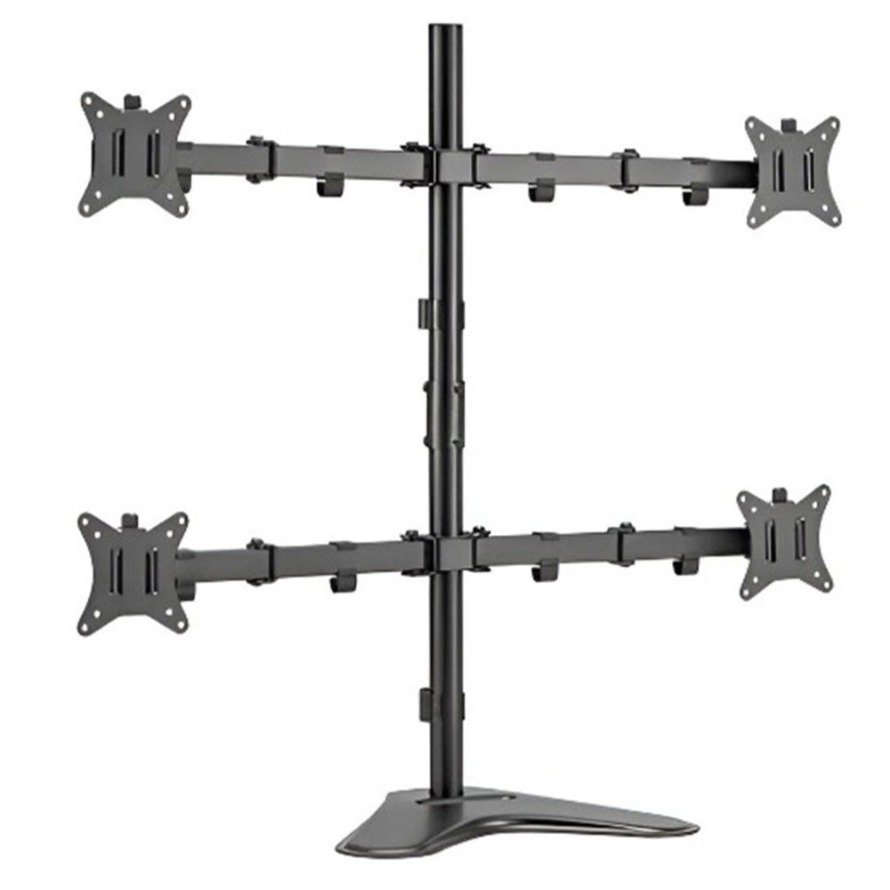 LDT91-T048 17-35 Inch Quad Arm Full Motion Monitor Stand