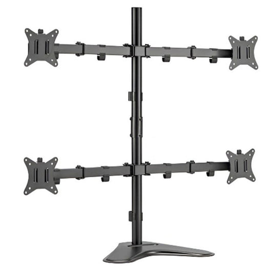 LDT91-T048 17-35 Inch Quad Arm Full Motion Monitor Stand