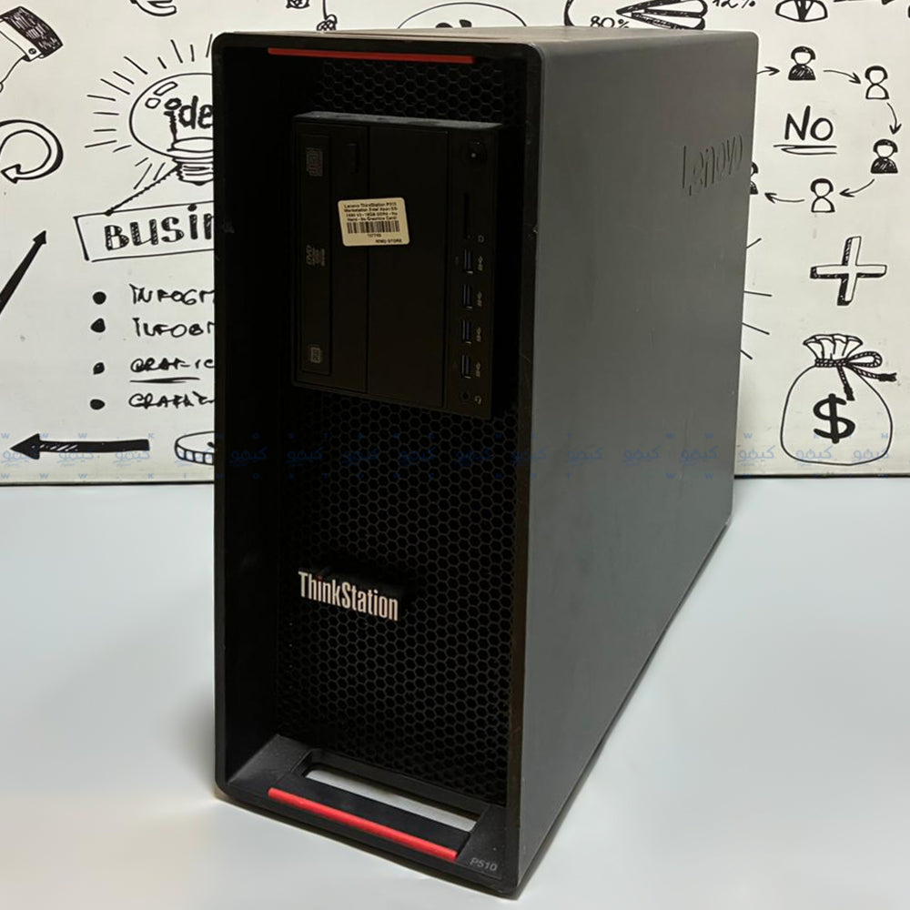 كمبيوتر ورك ستيشن لينوفو ThinkStation P510 (انتل زيون E5-1650 V3 - رام 16 جيجابايت DDR4 - بدون هارد - بدون كارت شاشة) استعمال خارج