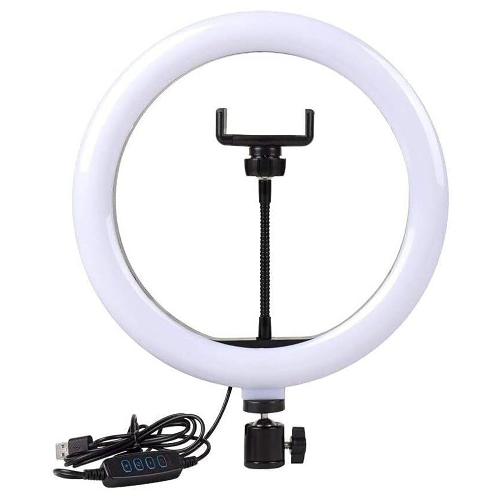 LJJ-26 LED Selfie Ring Light 26cm With Phone Holder