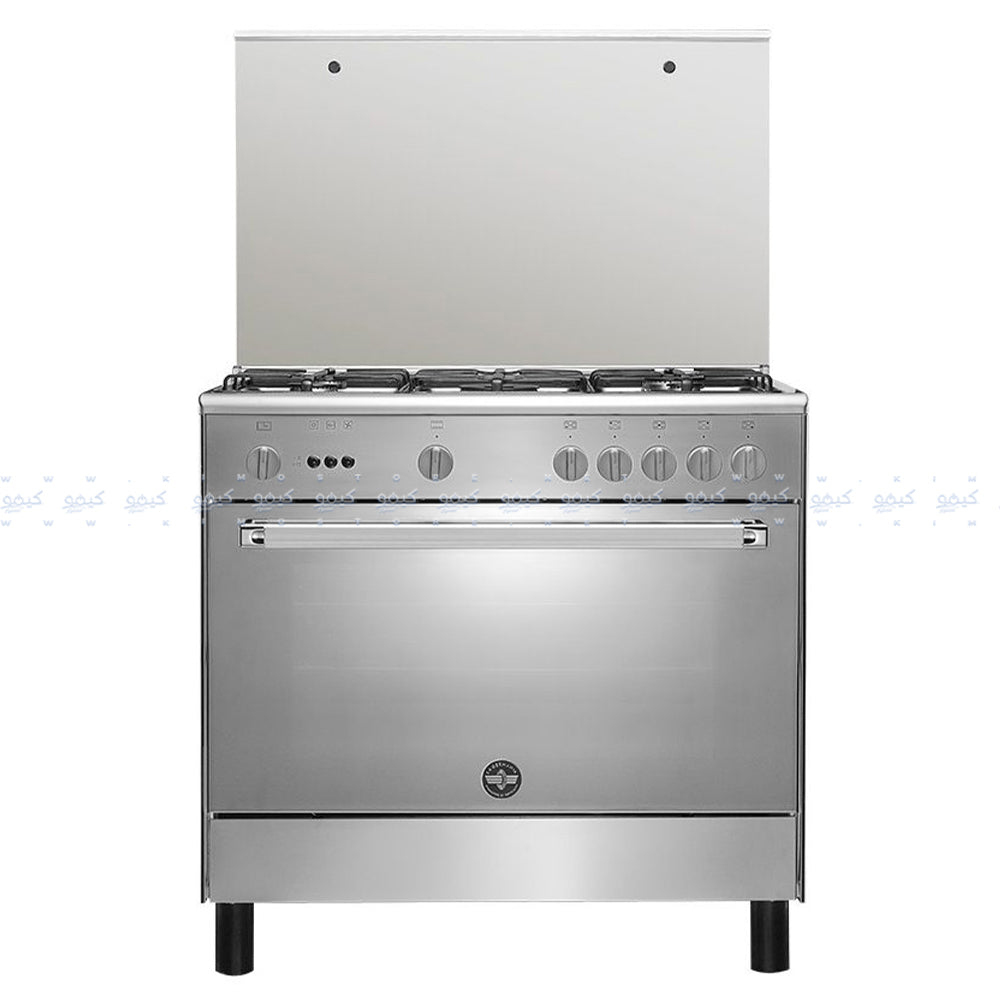 La Germania Gas Cooker Classica Valore 9C10GRB1X4AWW 5 Burners (90cm X 60cm) - Stainless Steel