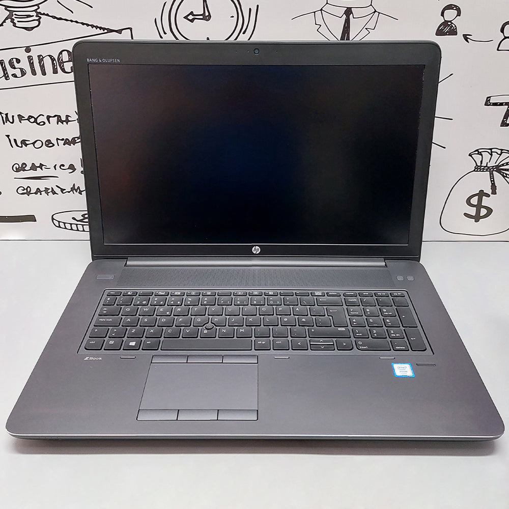 HP ZBook 17 G3 Laptop (Intel Core i7-6820HQ - 16GB DDR4 - M.2 512GB - Nvidia Quadro M1000M 2GB - 17.3 Inch FHD IPS - Cam) Original Used