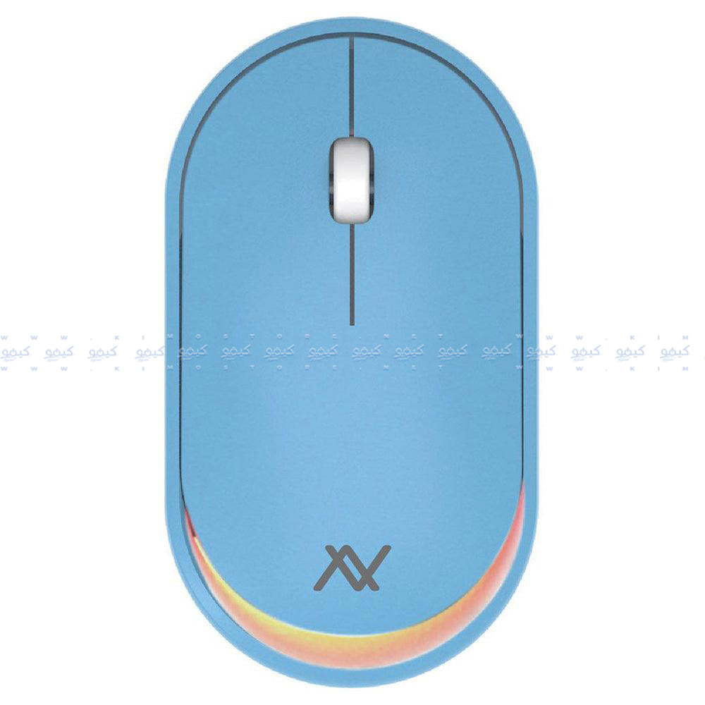 ماوس لافينتو لاسلكي بلوتوث قابل للشحن ثنائي الوضع 1200 نقطة فى البوصة MO18L - ازرق