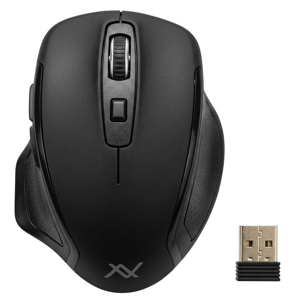 Lavvento MO316 Rechargeable Wireless Mouse 1000Dpi - Black