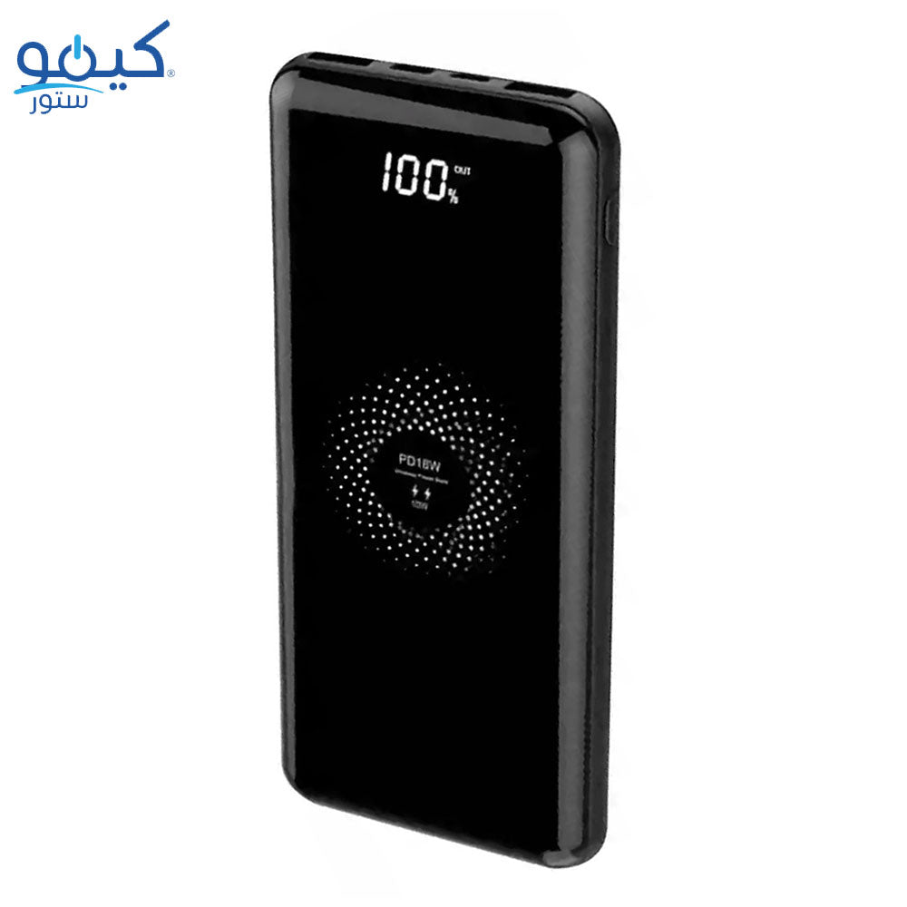 Lavvento MP125 Wireless Power Bank 2x USB + Micro + Type-C 22.5W Fast Charging 10000mAh - Black