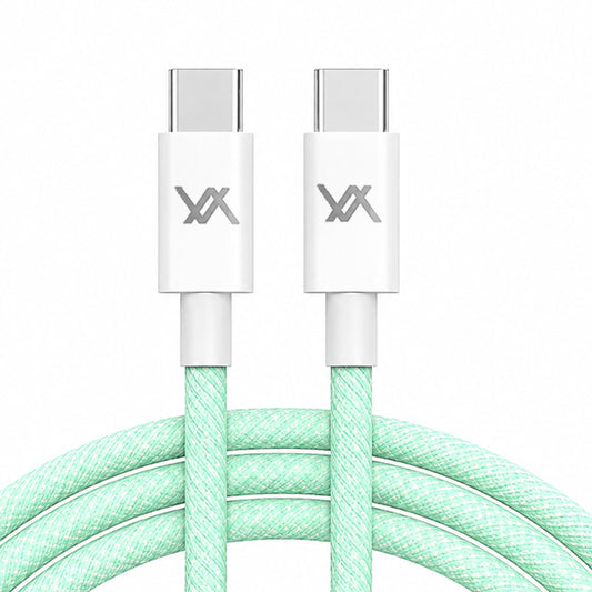 Lavvento MP35G Type-C To Type-C Cable 60W Fast Charging 1.2m - Green