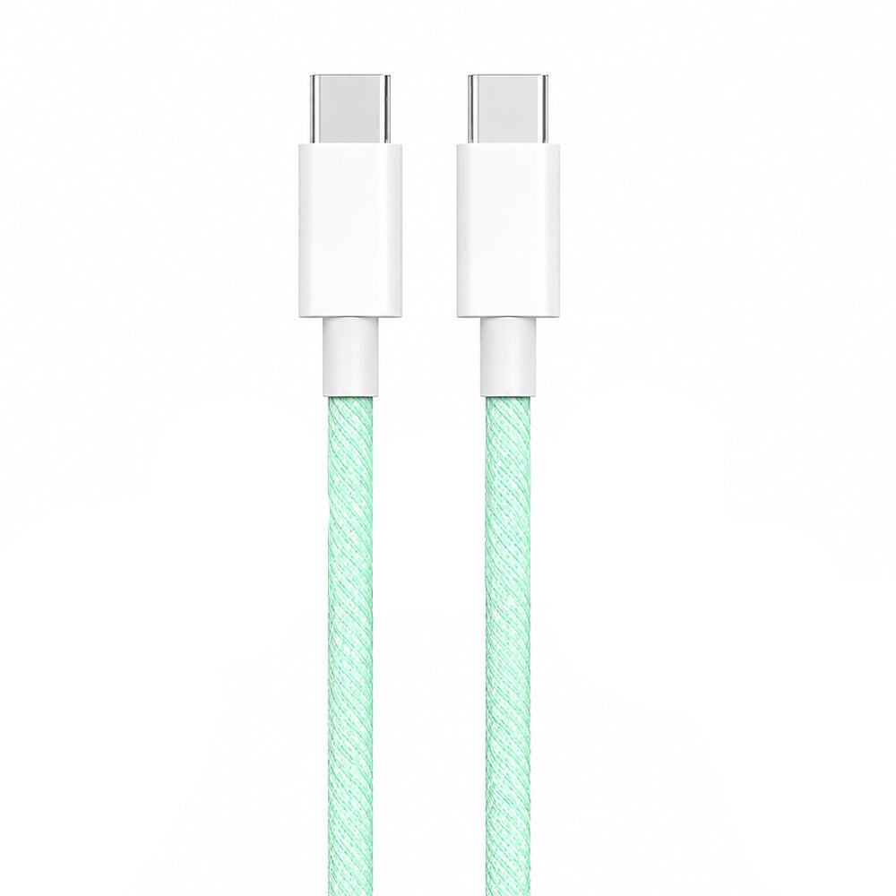 Lavvento MP35G Type-C To Type-C Cable 60W Fast Charging 1.2m - Green