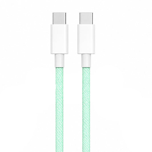 Lavvento MP35G Type-C To Type-C Cable 60W Fast Charging 1.2m - Green