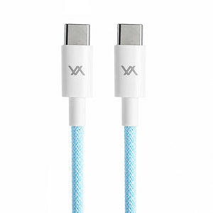 Lavvento MP35L Type-C To Type-C Cable 60W Fast Charging 1.2m - Blue