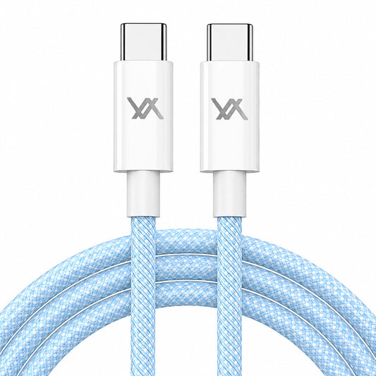 Lavvento MP35L Type-C To Type-C Cable 60W Fast Charging 1.2m - Blue