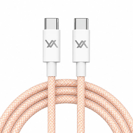 Lavvento MP35O Type-C To Type-C Cable 60W Fast Charging 1.2m - Orange