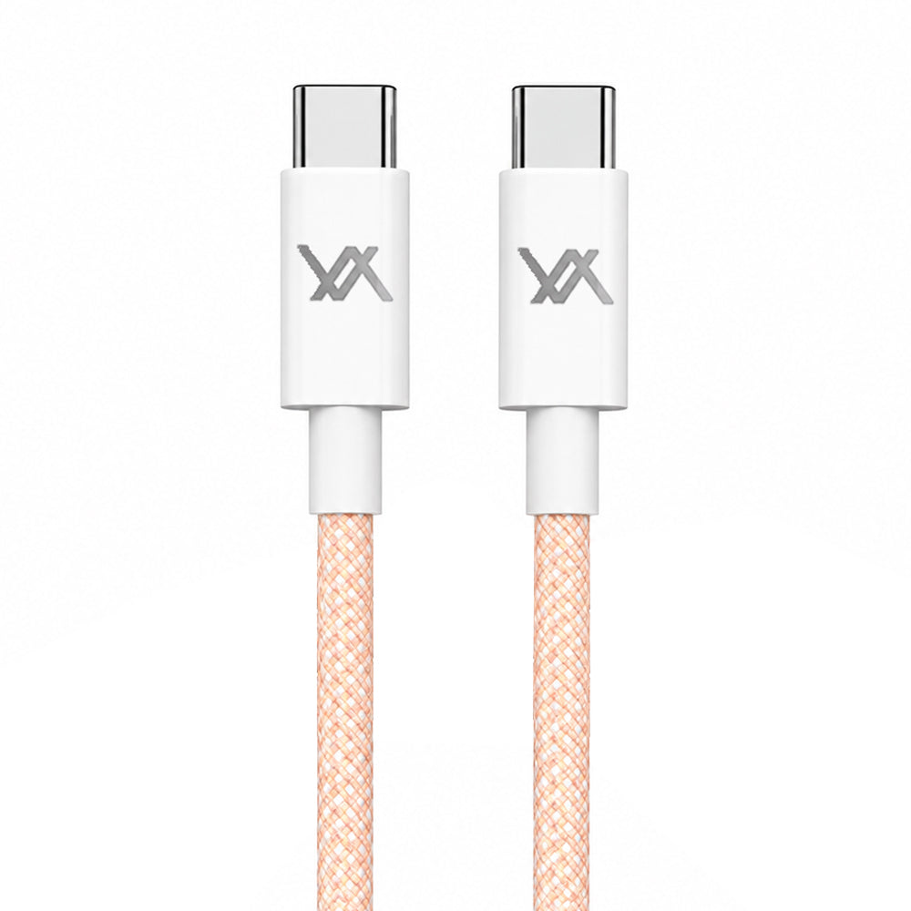 Lavvento MP35O Type-C To Type-C Cable 60W Fast Charging 1.2m - Orange