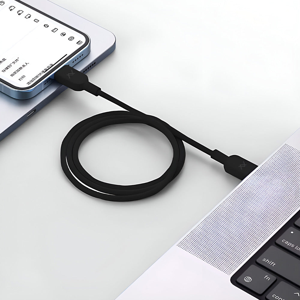 Lavvento MP39B Type-C To Type-C Cable 60W Fast Charging 1m - Black