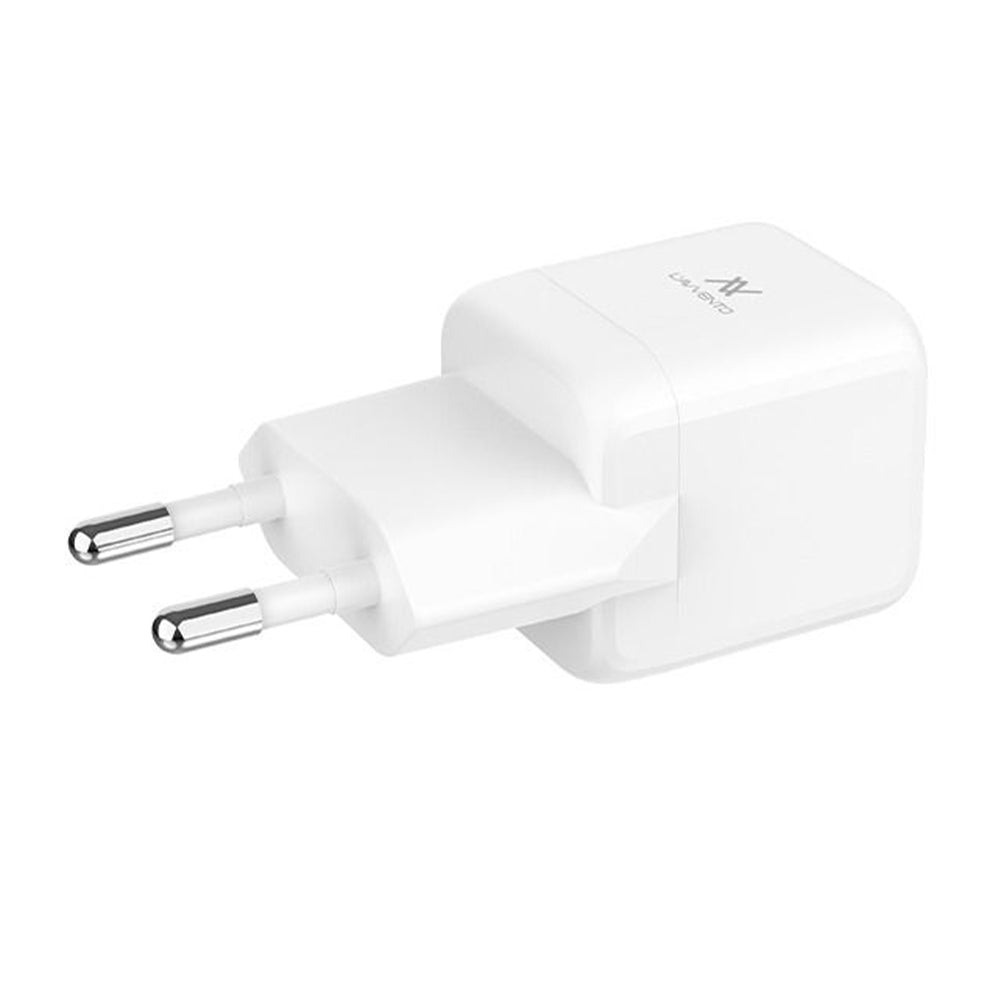 Lavvento MP535 Mini GaN Wall Charger Type-C + Type-C Cable 25W Fast Charging - White