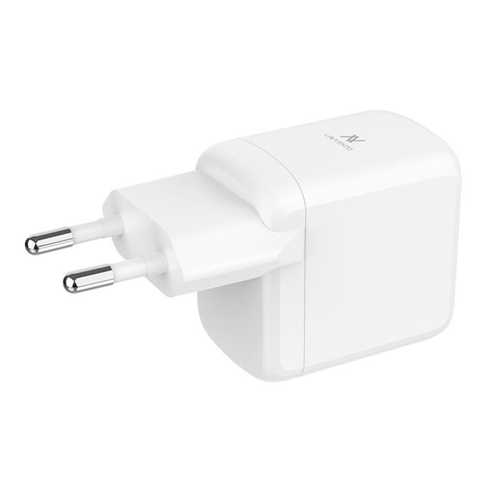 Lavvento MP545 Mini GaN Wall Charger Type-C + Type-C Cable 45W Fast Charging - White