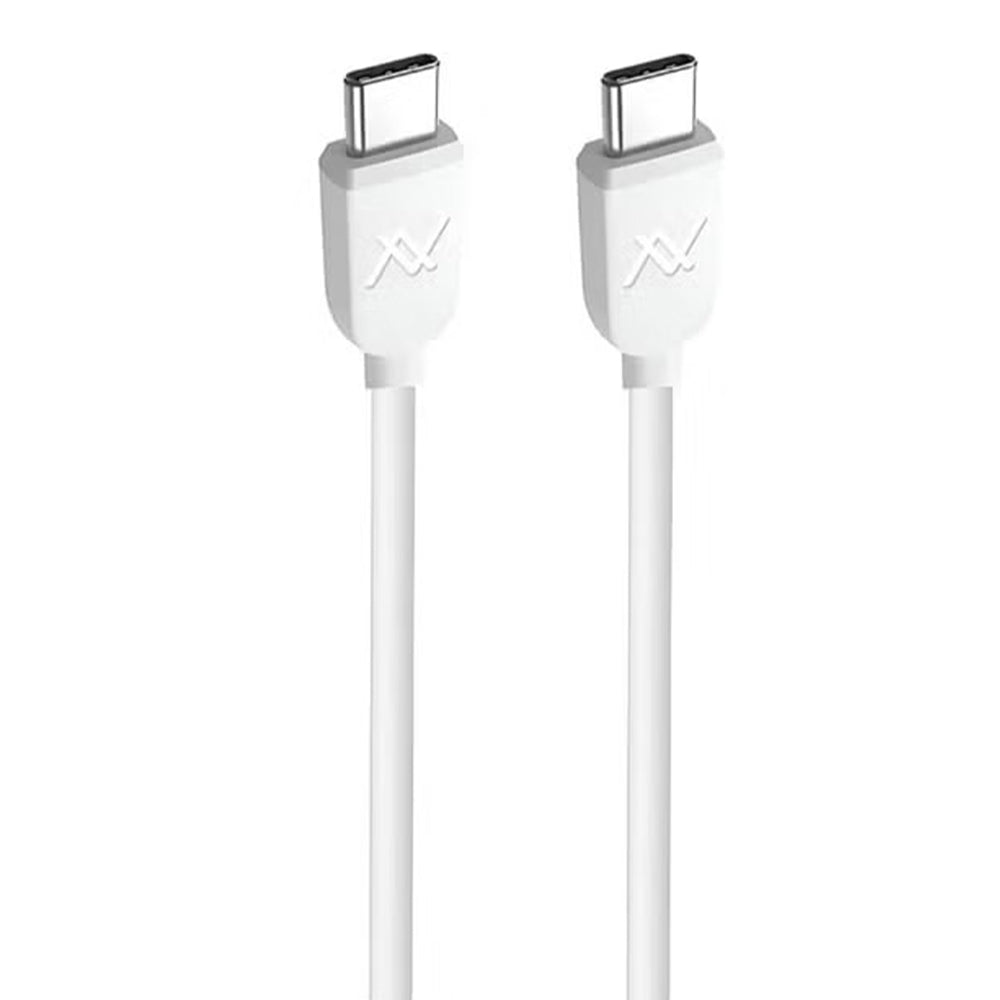 Lavvento MP545 Mini GaN Wall Charger Type-C + Type-C Cable 45W Fast Charging - White