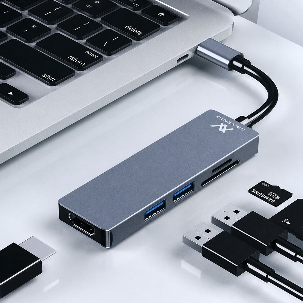 Lavvento US025 5in1 Type-C HUB Converter
