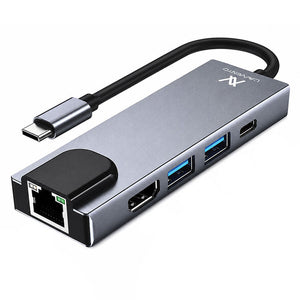 Lavvento US026 5in1 Type-C HUB Converter With Ethernet