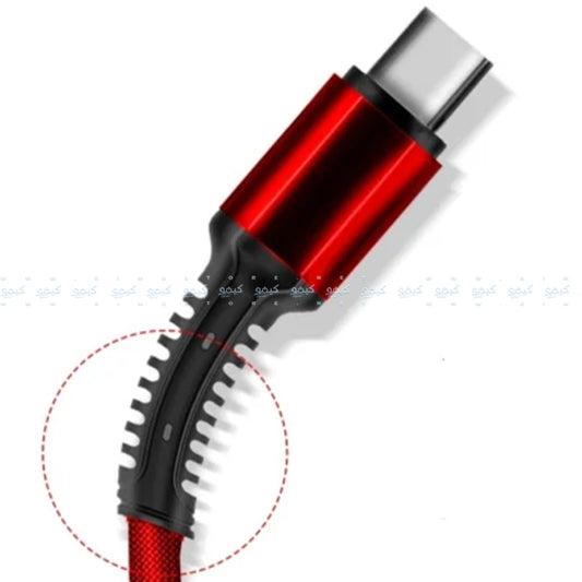 Ldnio LC93 USB To Type-C + Micro + Lightning 3in1 Cable 3.4A Fast Charging 1.2m