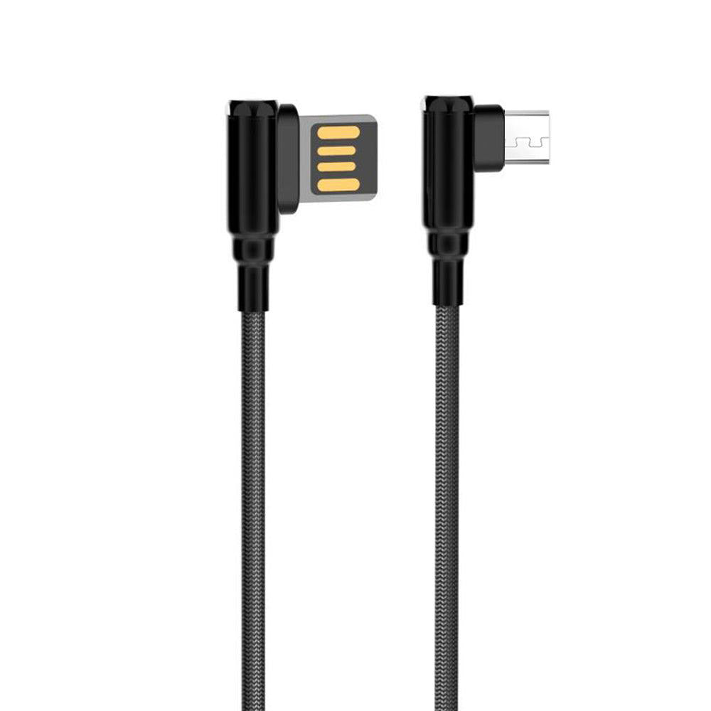 Ldnio LS422 USB To Micro Cable 90° Angle 2.4A Fast Charging 2m