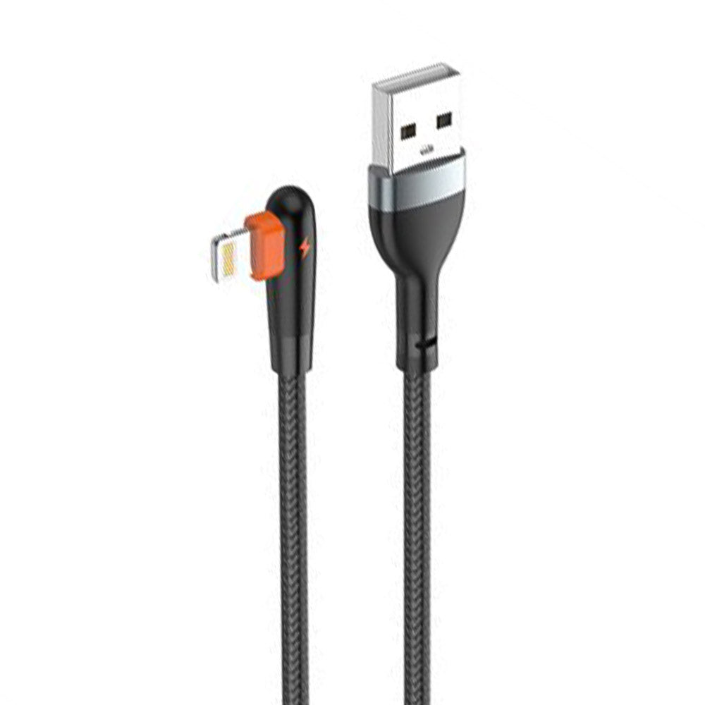 Ldnio LS562 USB To Lightning Cable 90° Angle 2.4A Fast Charging 2m