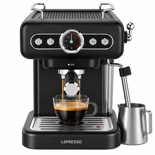 LePresso Espresso Coffee Maker LPCFFM0012-BK 950W - Black