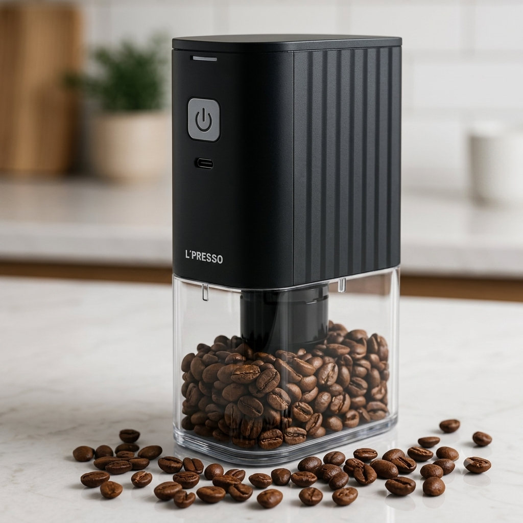 LePresso JetGrind Rechargeable Coffee 
