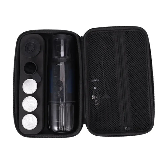 LePresso Portable Mini Espresso Coffee Maker With Travel Pouch LPCFFM0031 135W