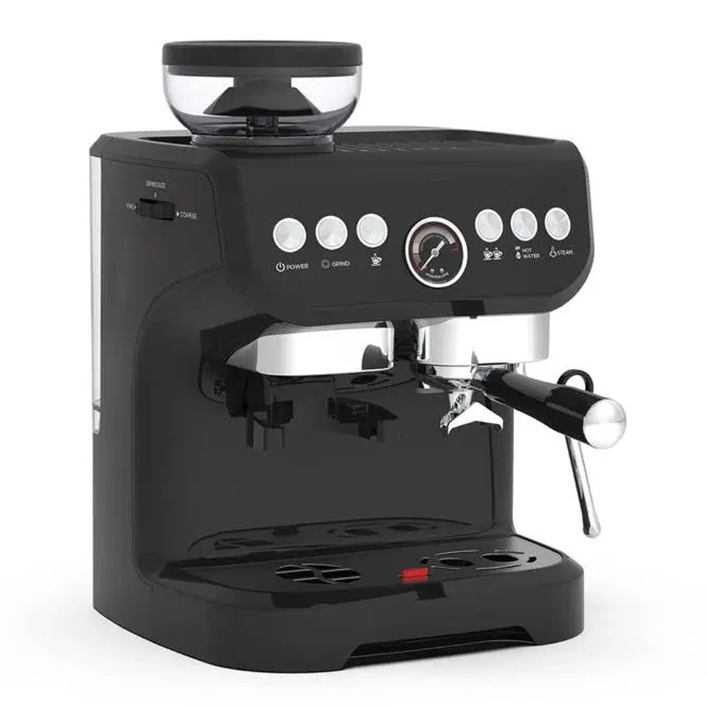 LePresso Espresso Coffee Maker With Bean Grinder LECMBGBK 