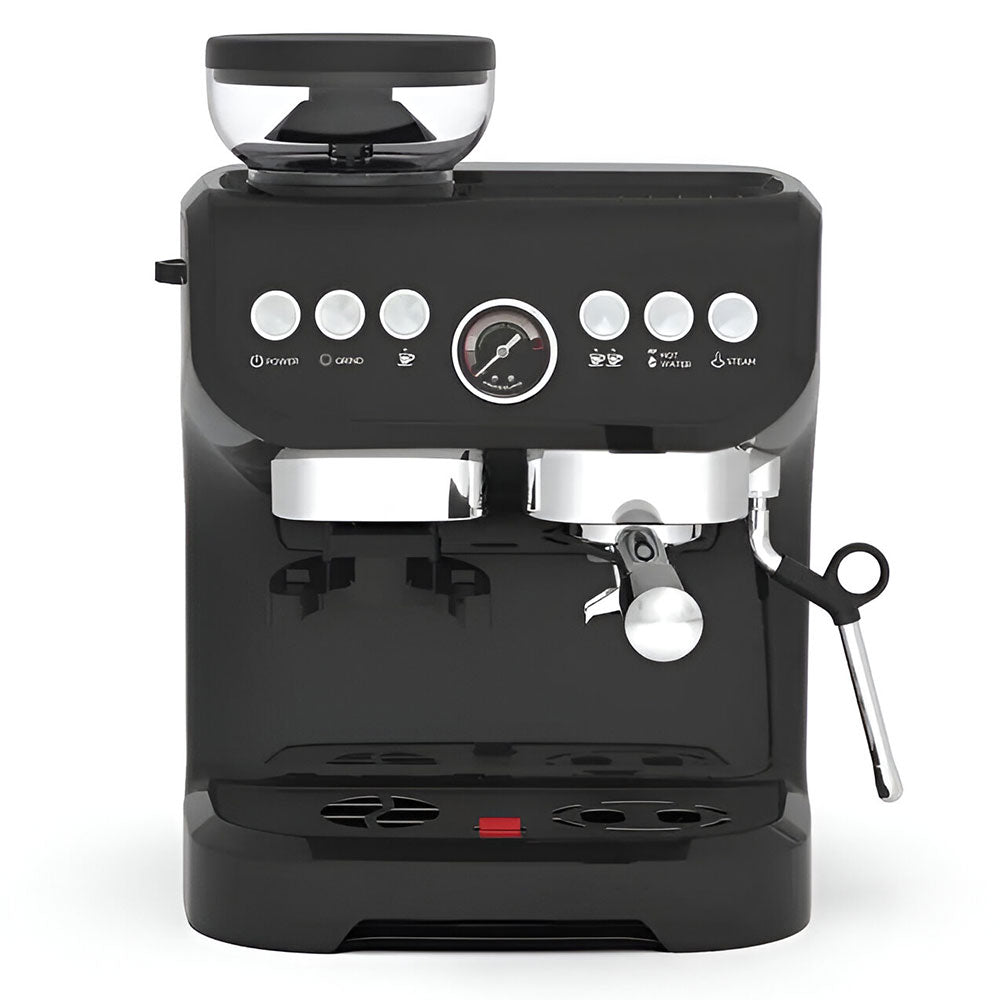 LePresso Espresso Coffee Maker With Bean Grinder LECMBGBK 1450W