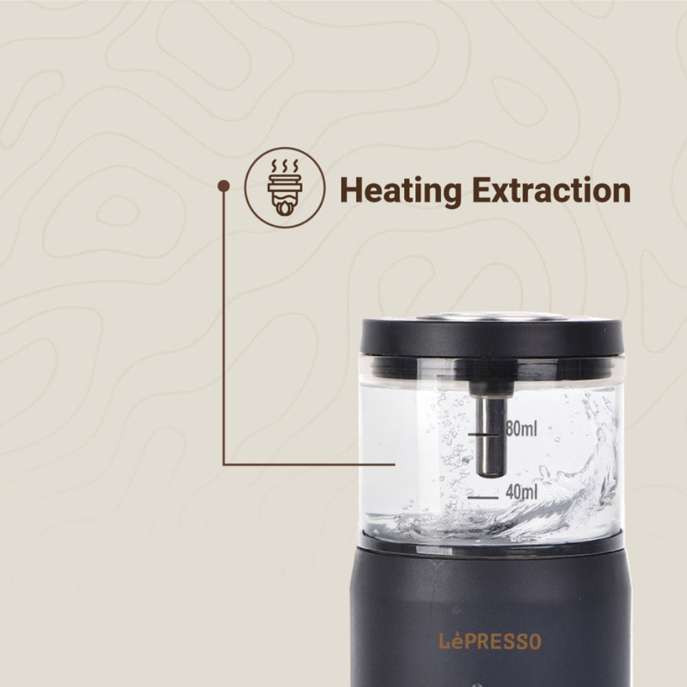 LePresso Portable Espresso Machine With Temperature Gauge