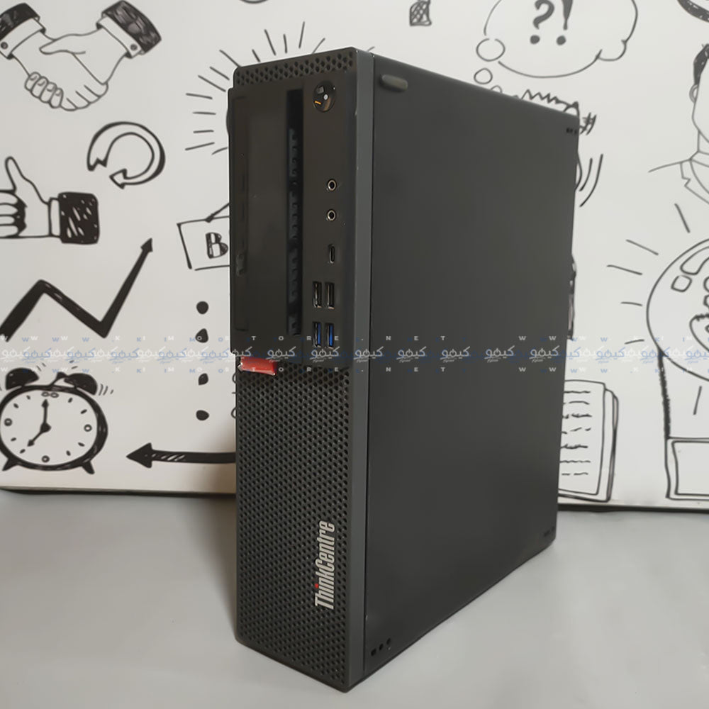 كمبيوتر تاور لينوفو ThinkCentre M720s (انتل كور i5-8500 - رام 8 جيجابايت DDR4 - بدون هارد - انتل UHD جرافيكس - DVD RW) استعمال خارج