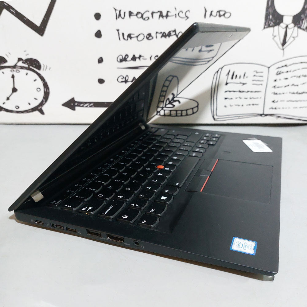 Lenovo ThinkPad T490s Laptop (Intel Core i7-8565U - 16GB DDR4 - M.2 256GB - Intel UHD Graphics - 14.0 Inch FHD - Cam) Original Used