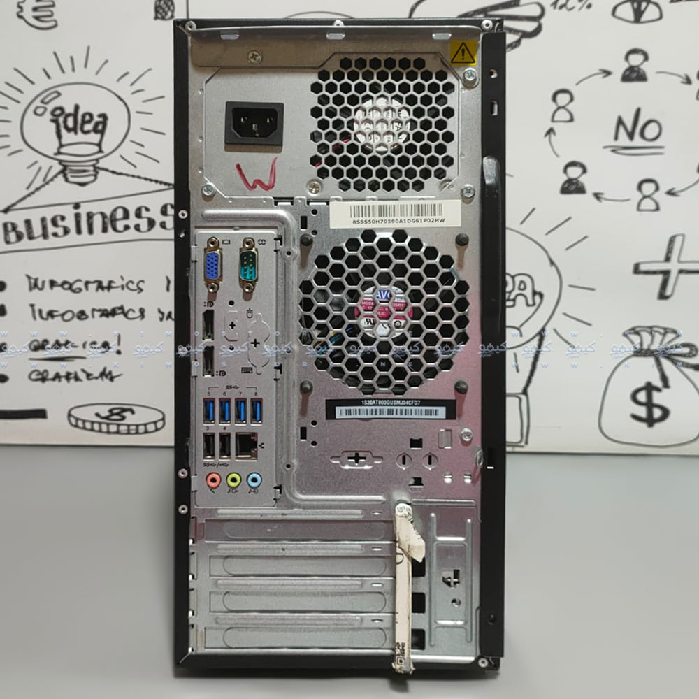 Lenovo ThinkStation P310 Tower PC (Intel Core i5-6500 - 8GB DDR4 - No Hard - Intel HD Graphics - DVD RW) Original Used