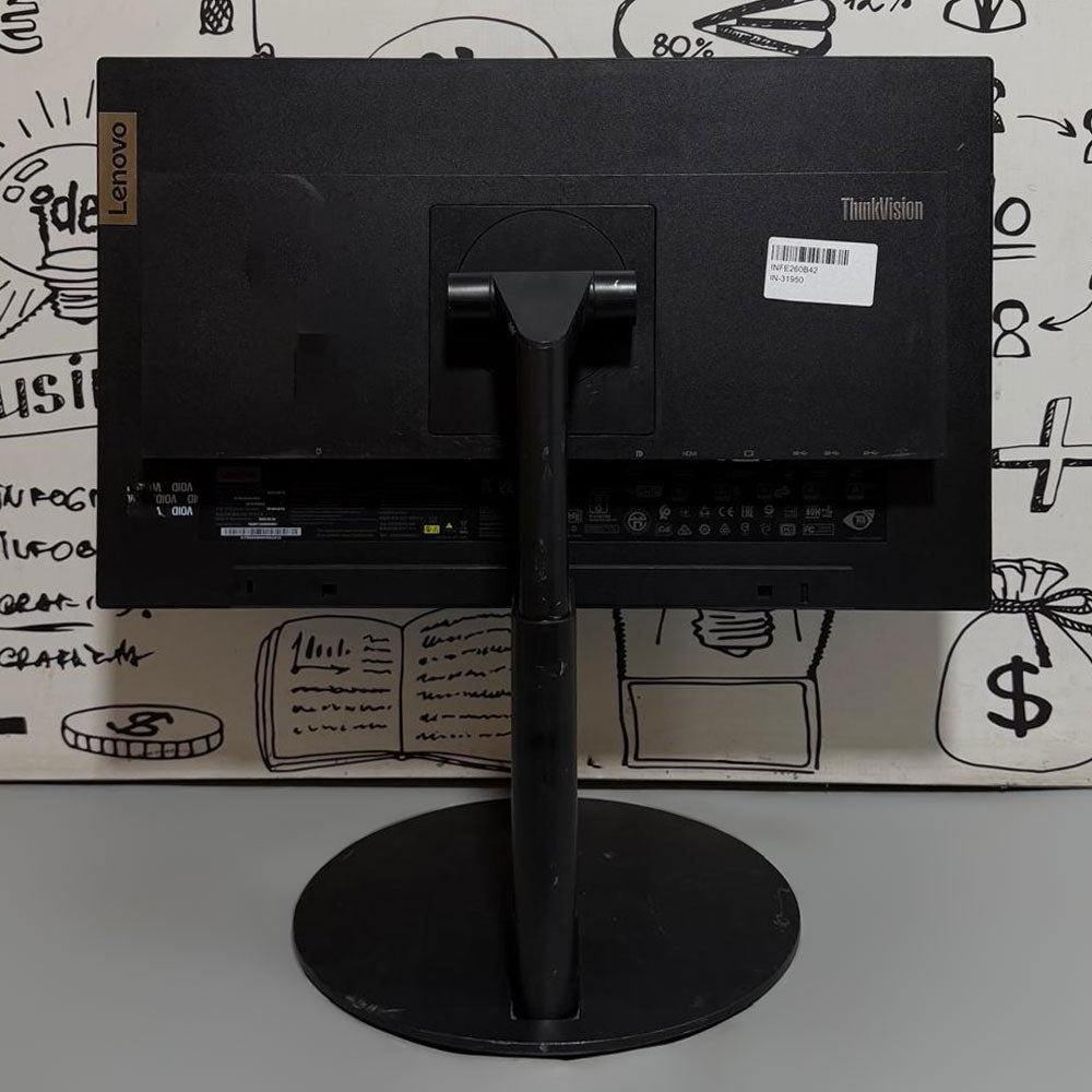 شاشة لينوفو ThinkVision T22i-20 مسطحة 22 بوصة IPS LED FHD HDMI بدون اطار (استعمال خارج)