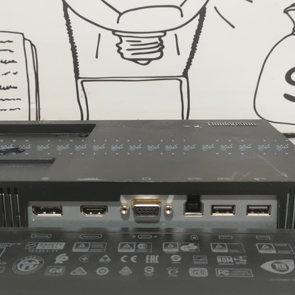 شاشة لينوفو ThinkVision T22i-20 مسطحة 22 بوصة IPS LED FHD HDMI بدون اطار (استعمال خارج)