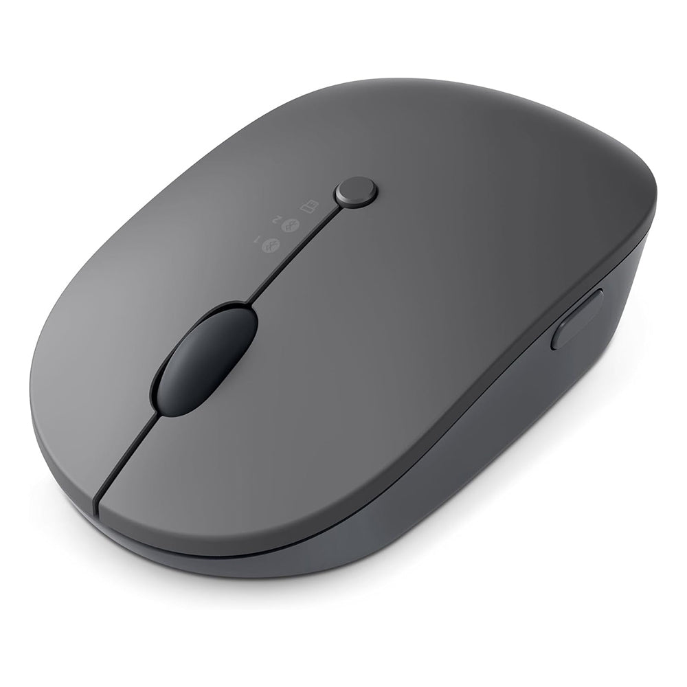 ماوس لينوفو لاسلكي بلوتوث قابل  للشحن  2400 نقطة فى البوصة Go Triple Mode - رمادي داكن 