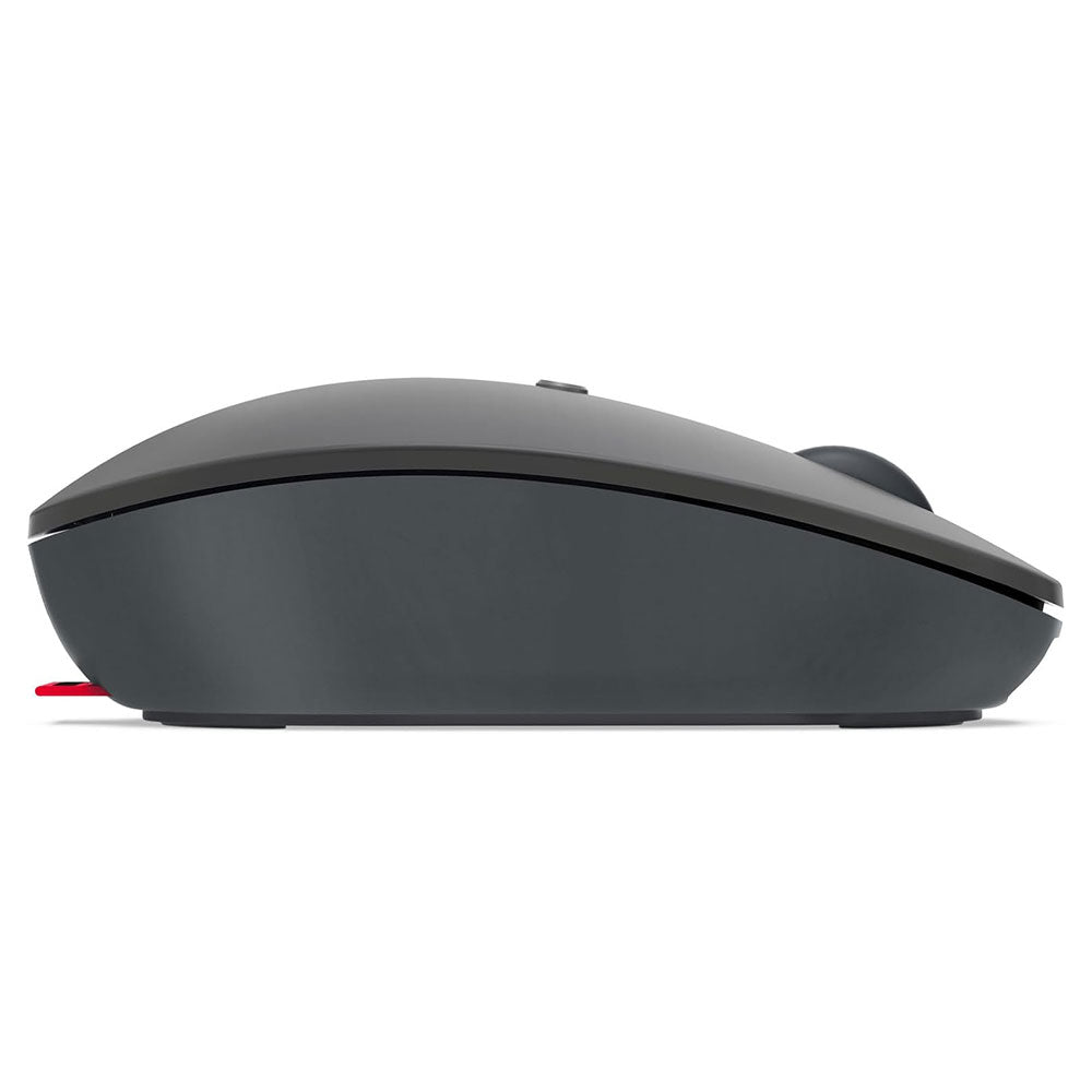 ماوس لينوفو لاسلكي 2400 نقطة فى البوصة Type-C Go - رمادي داكن 